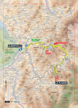 The amended stage 19 route
